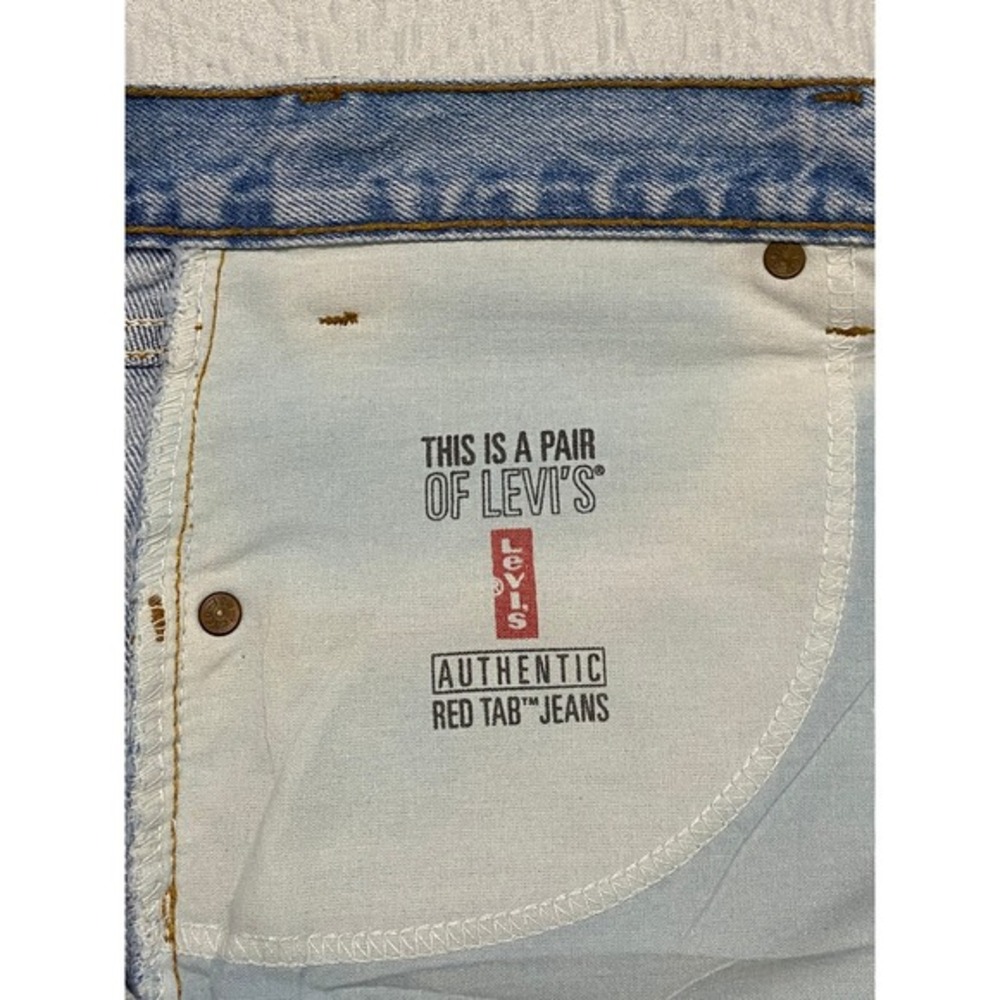 Vintage‎ Y2K Levis 550 Relaxed Fit Jeans Mens 36×30 Light Wash Denim Pants - Picture 6 of 10
